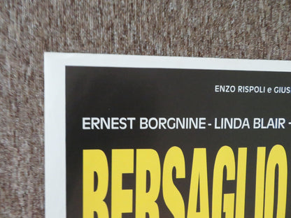 MOVING TARGET ITALIAN 2 FOGLIO POSTER ERNEST BORGNINE LINDA BLAIR 1989 Rendezvous Cinema Movie posters