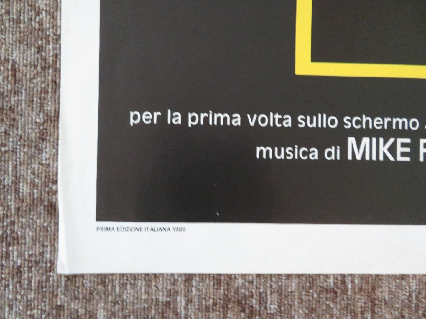 MOVING TARGET ITALIAN 2 FOGLIO POSTER ERNEST BORGNINE LINDA BLAIR 1989 Rendezvous Cinema Movie posters