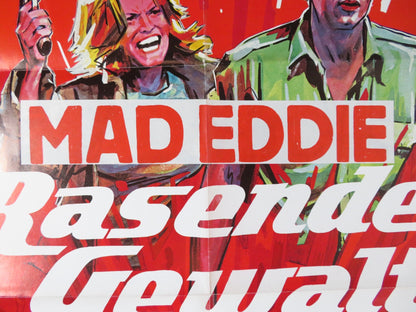 MOVING VIOLATION - B GERMAN A1 POSTER FOLDED STEPHEN MCHATTIE KAY LENZ 1977 Rendezvous Cinema Movie posters