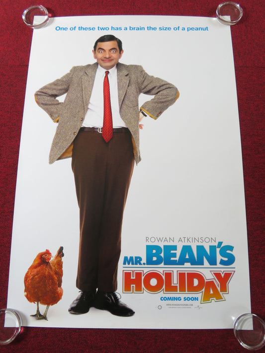 MR. BEAN'S HOLIDAY US ONE SHEET ROLLED POSTER ROWAN ATKINSON S. PEMBERTON 2007 Rendezvous Cinema Movie posters