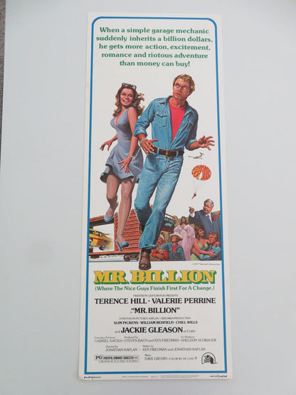 MR. BILLION US INSERT POSTER TERENCE HILL VALERIE PERRINE 1977 Movie posters