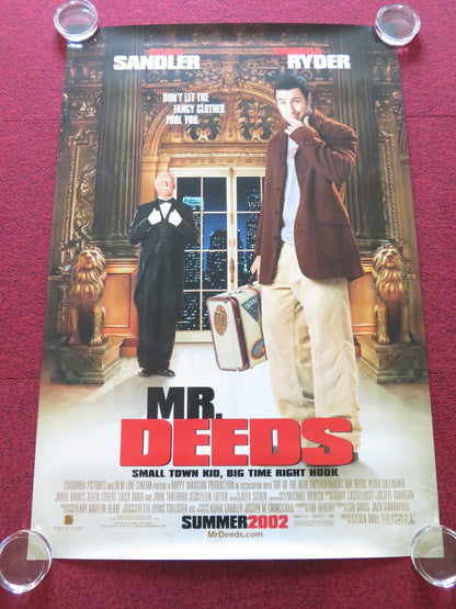 MR. DEEDS US ONE SHEET ROLLED POSTER ADAM SANDLER WINONA RYDER 2002 Rendezvous Cinema Movie posters