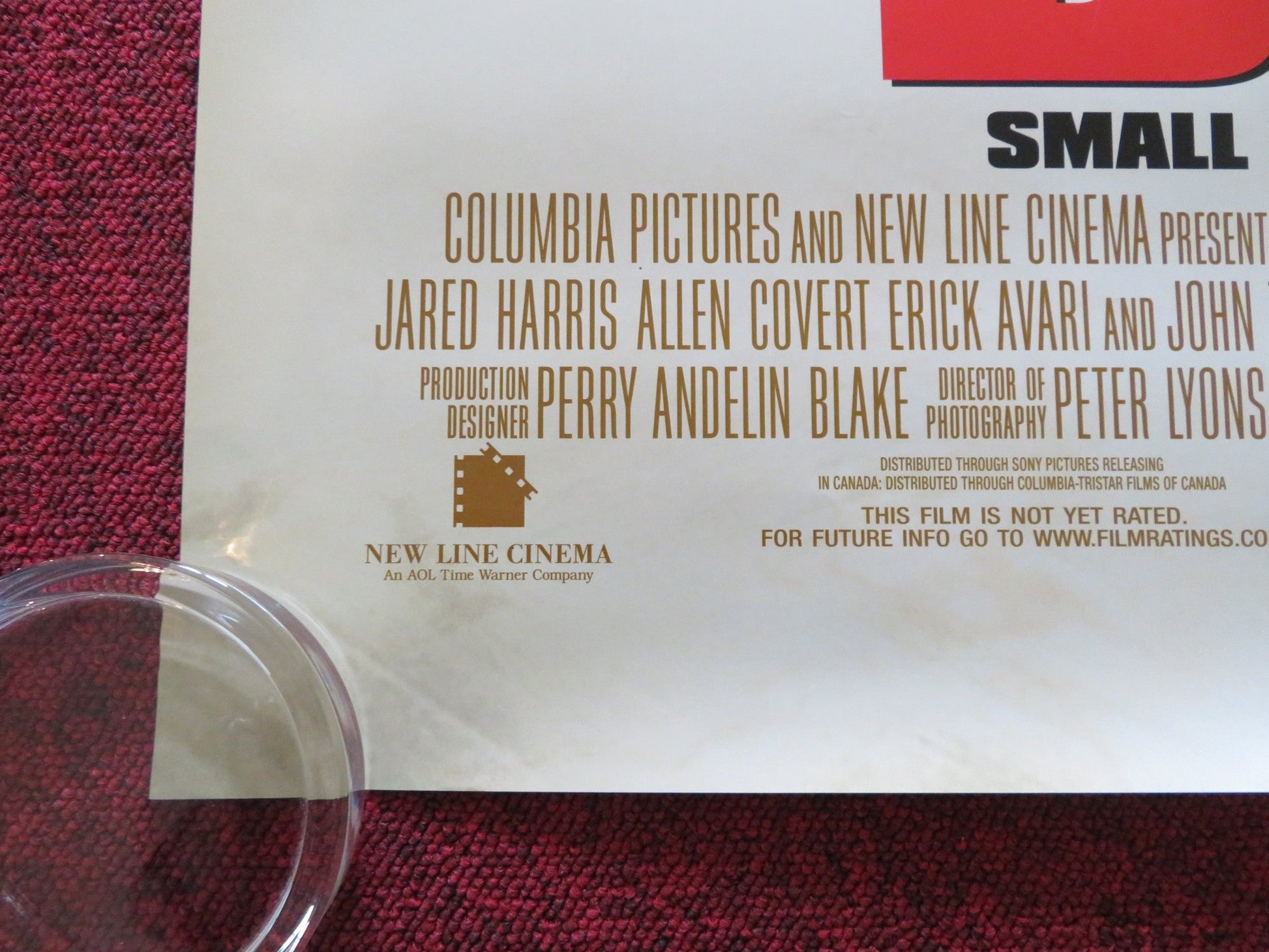 MR. DEEDS US ONE SHEET ROLLED POSTER ADAM SANDLER WINONA RYDER 2002 Rendezvous Cinema Movie posters