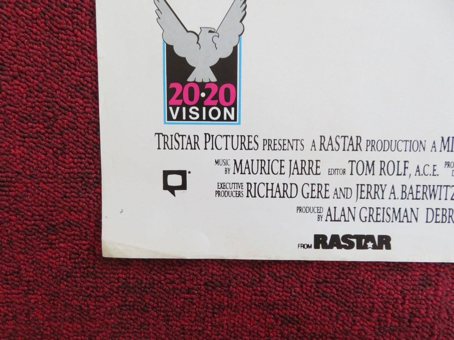 MR. JONES VHS VIDEO POSTER RICHARD GERE LENA OLIN 1993 Rendezvous Cinema Movie posters