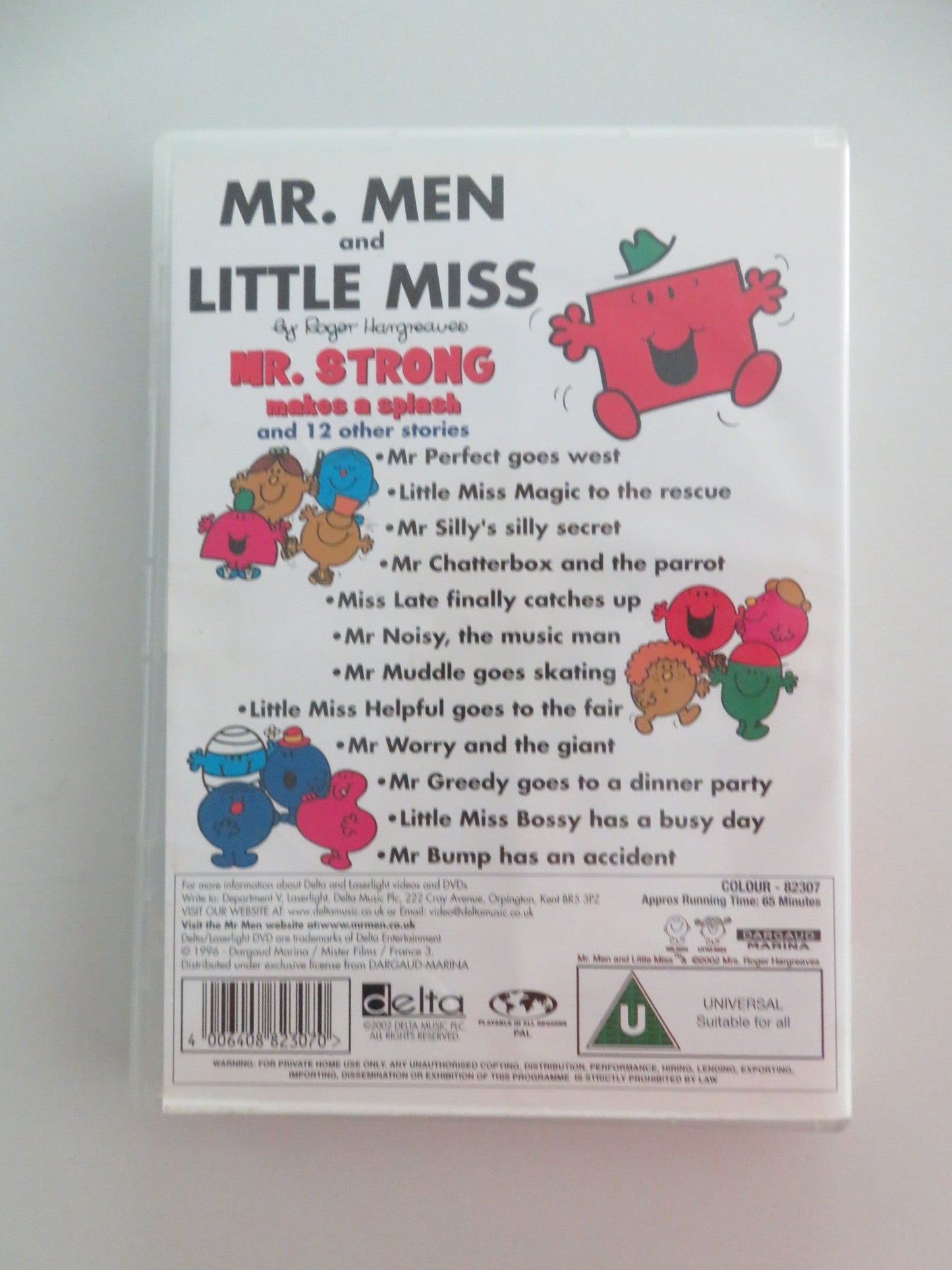 MR. MEN AND LITTLE MISS - MR. STRONG MAKES A SPLASH (DVD) 2002 REGION ALL - Rendezvous Cinema