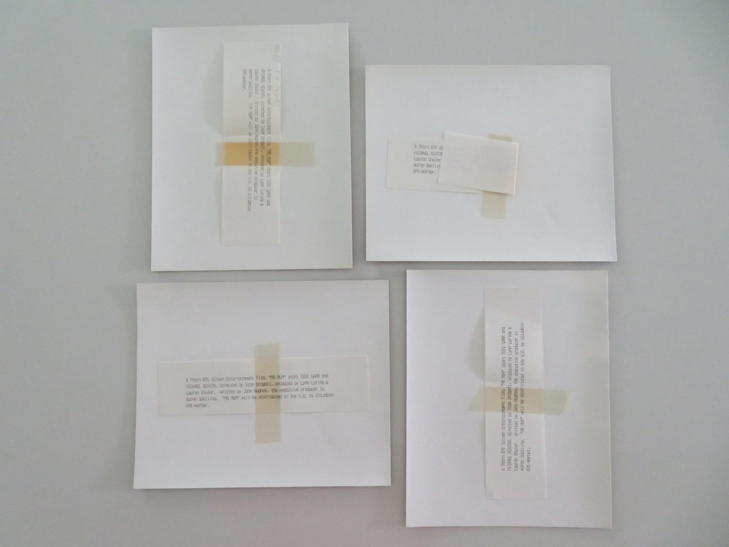 MR. MOM MOVIE STILL PHOTO LOT OF 4 MICHAEL KEATON TERI GARR 1983 Movie posters