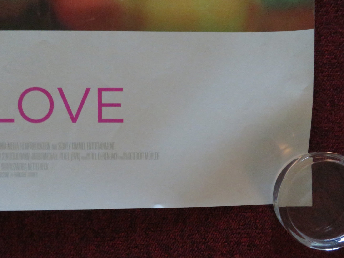 MR. MORGAN'S LAST LOVE UK QUAD ROLLED POSTER MICHAEL CAINE CLEMENCE POESY 2013 - Rendezvous Cinema