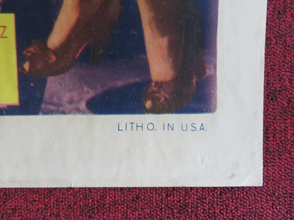 MR. MUGGS STEPS OUT FOLDED US ONE SHEET POSTER LEO GORCEY HUNTZ HALL 1943 Rendezvous Cinema Movie posters