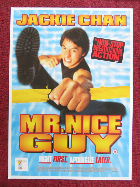 MR. NICE GUY VHS POSTER ROLLED JACKIE CHAN RICHARD NORTON 1997 Rendezvous Cinema Movie posters