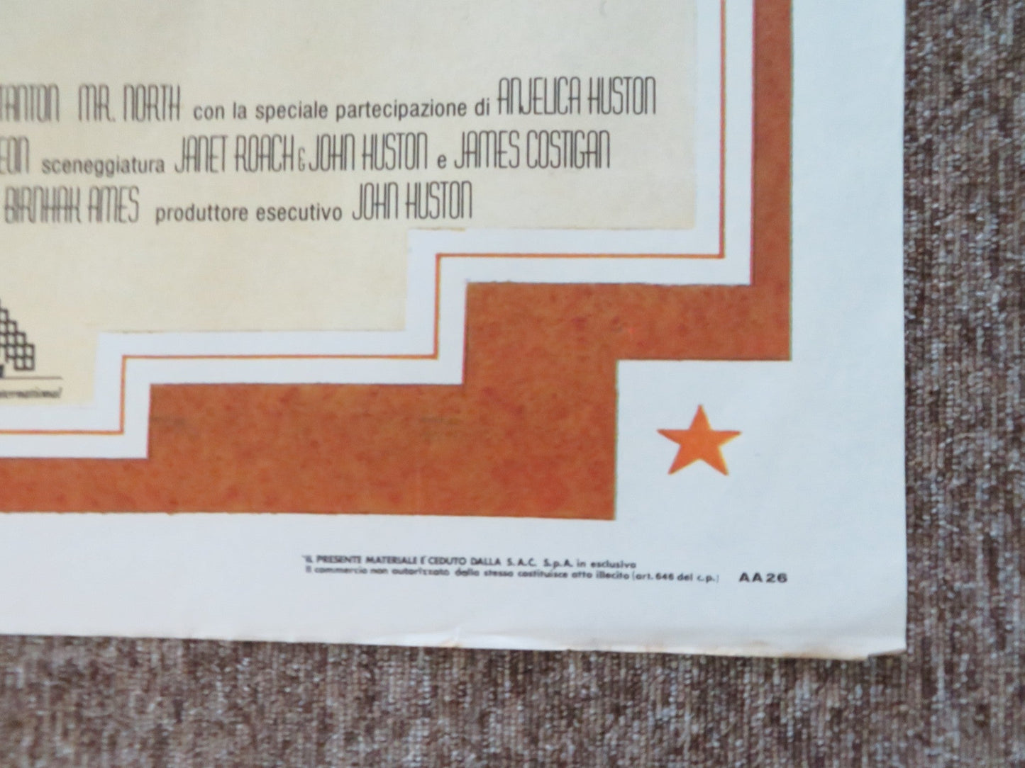 MR. NORTH - B ITALIAN 2 FOGLIO POSTER ANTHONY EDWARDS ROBERT MITCHUM 1988 Rendezvous Cinema Movie posters