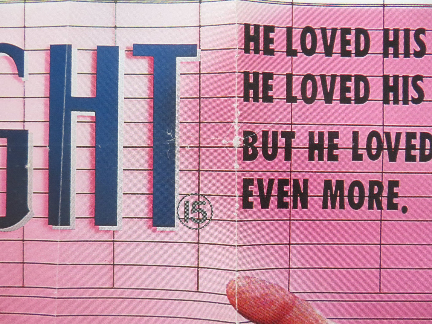 MR SATURDAY NIGHT UK QUAD ROLLED POSTER BILLY CRYSTAL HELEN HUNT 1992 Rendezvous Cinema Movie posters