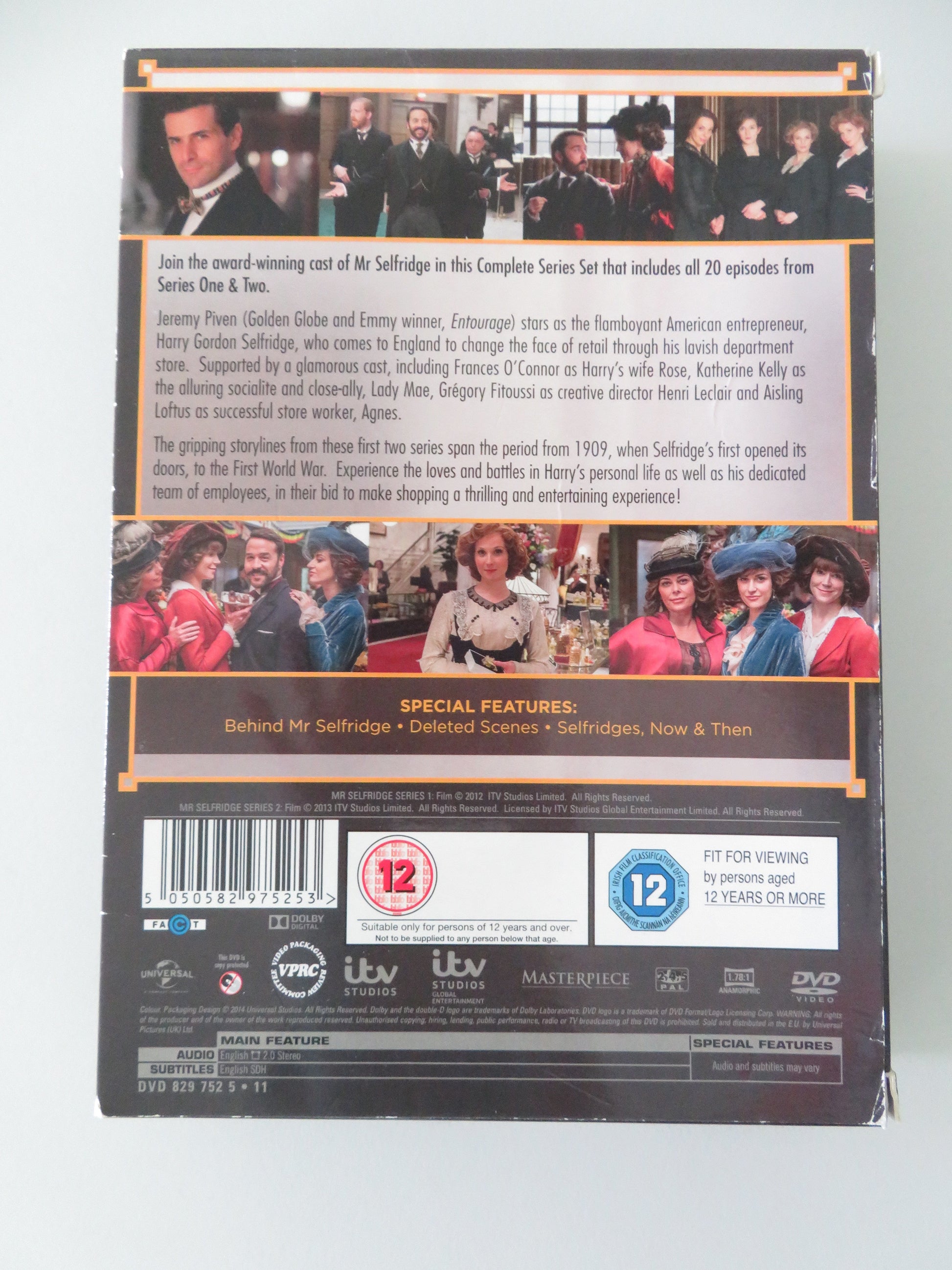 Mr Selfridge - Series One and Two (DVD BoxSet) Jeremy Piven 2013 Region 2,4,5 Movie posters