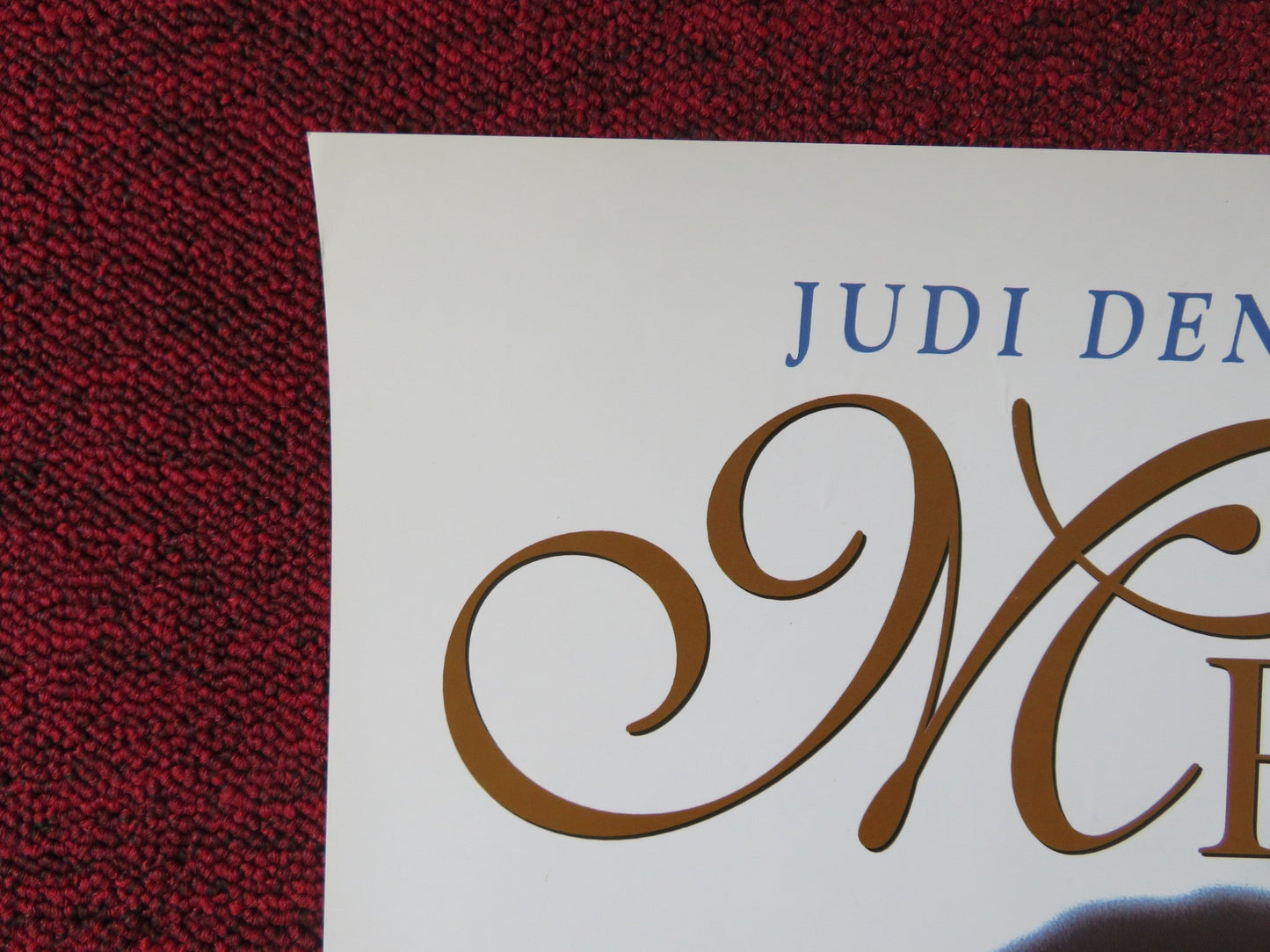 MRS. BROWN VHS VIDEO POSTER JUDI DENCH BILLY CONNOLLY 1997 Rendezvous Cinema Movie posters