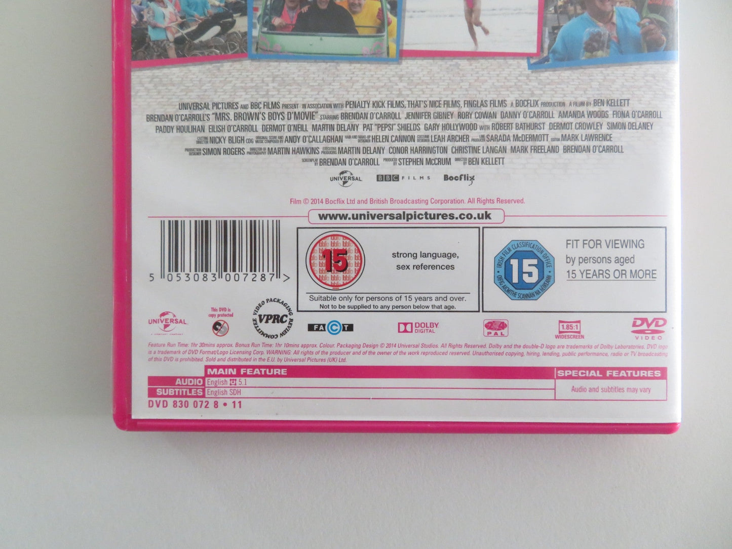 MRS. BROWN'S BOYS D'MOVIE (DVD) BRENDAN O'CARROLL DERMOT O'NEIL 2014 REGION 2, 4 Movie posters