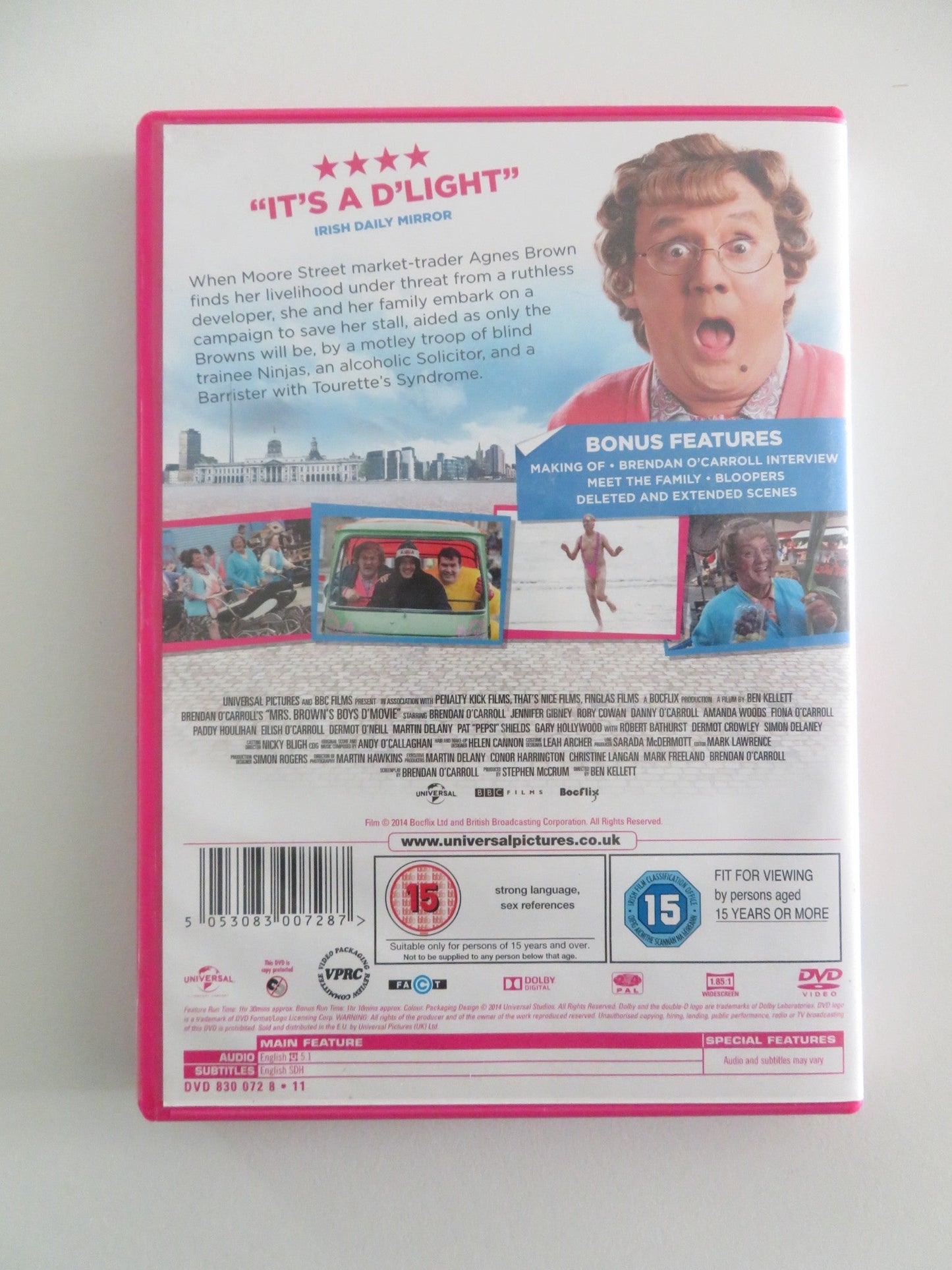 MRS. BROWN'S BOYS D'MOVIE (DVD) BRENDAN O'CARROLL DERMOT O'NEIL 2014 REGION 2, 4 Movie posters
