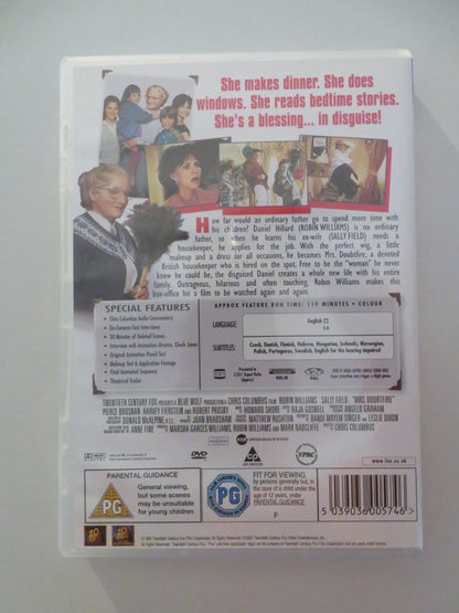 MRS. DOUBTFIRE (DVD) ROBIN WILLIAMS SALLY FIELD 1993 REGION 2 Movie posters