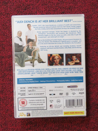 MRS. HENDERSON PRESENTS (DVD) JUDI DENCH BOB HOSKINS 2005 REGION 2 Rendezvous Cinema Movie posters