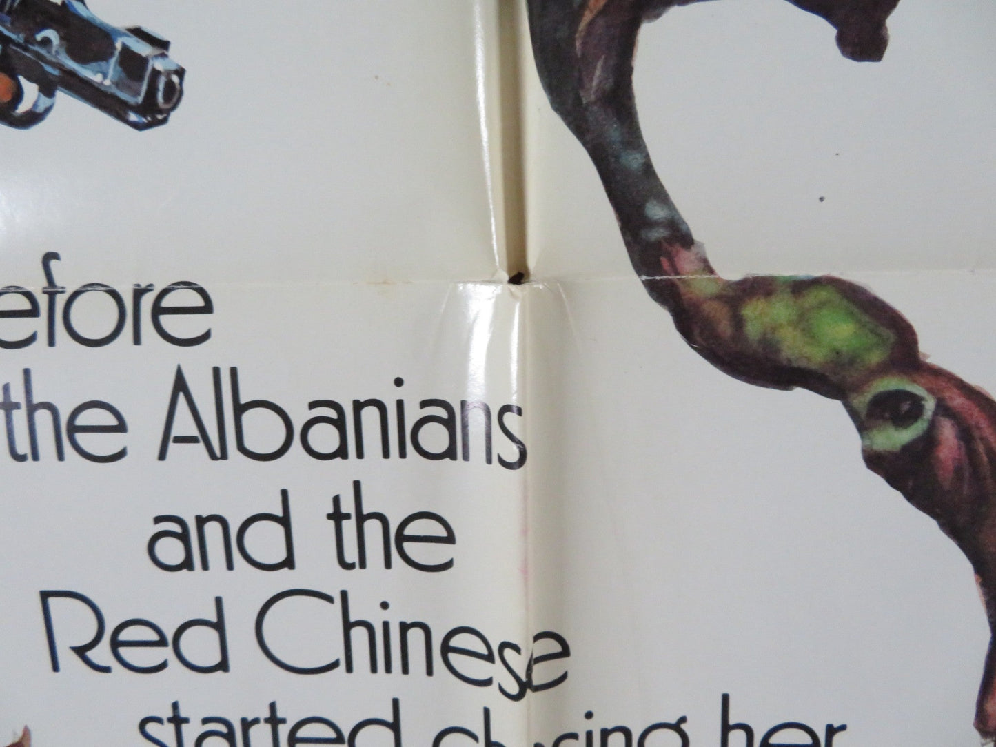 MRS. POLLIFAX - SPY FOLDED US ONE SHEET POSTER ROSALIND RUSSELL D. MCGAVIN 1970 Rendezvous Cinema Movie posters