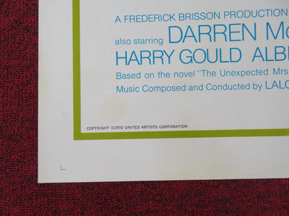 MRS. POLLIFAX - SPY FOLDED US ONE SHEET POSTER ROSALIND RUSSELL D. MCGAVIN 1970 Rendezvous Cinema Movie posters