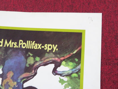 MRS. POLLIFAX - SPY FOLDED US ONE SHEET POSTER ROSALIND RUSSELL D. MCGAVIN 1970 Rendezvous Cinema Movie posters