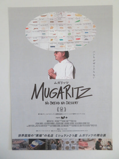 MUGARITZ: NO BREAD, NO DESSERT JAPANESE CHIRASHI (B5) POSTER LUIS ADURIZ 2024 Movie posters