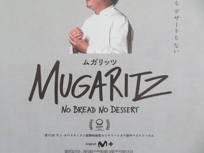 MUGARITZ: NO BREAD, NO DESSERT JAPANESE CHIRASHI (B5) POSTER LUIS ADURIZ 2024 Movie posters