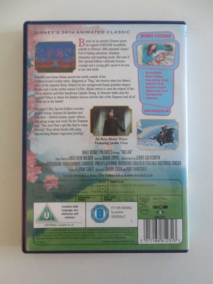 MULAN SPECIAL EDITION (DVD) DISNEY EDDIE MURPHY FREDA FOH SHEN 1998 REGION 2 Movie posters