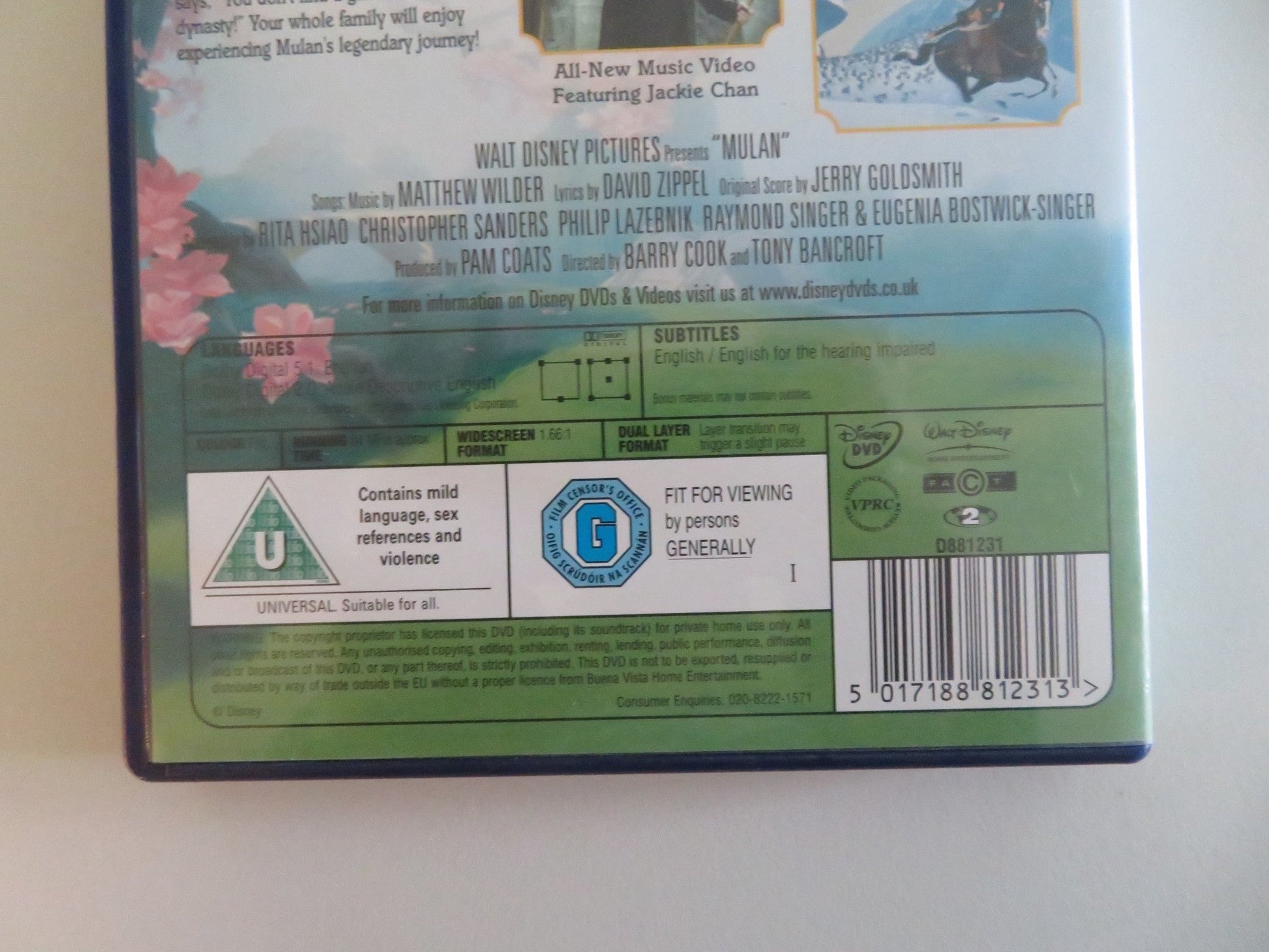 MULAN SPECIAL EDITION (DVD) DISNEY EDDIE MURPHY FREDA FOH SHEN 1998 REGION 2 Movie posters