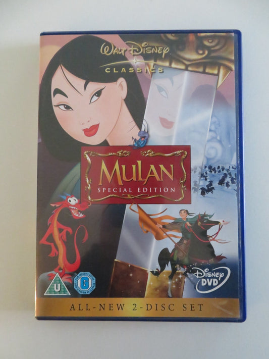 MULAN SPECIAL EDITION (DVD) DISNEY EDDIE MURPHY FREDA FOH SHEN 1998 REGION 2 Movie posters