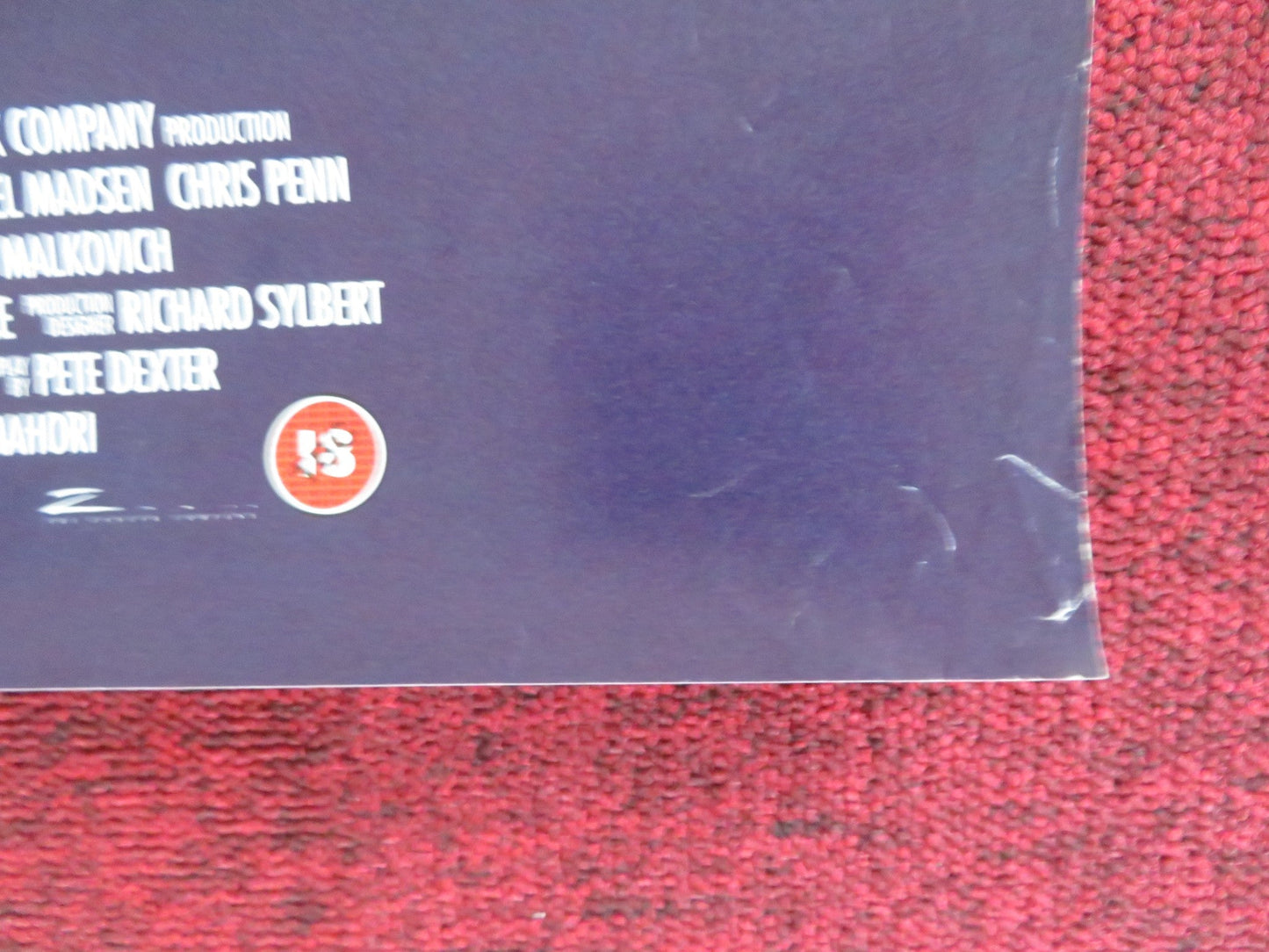 MULHOLLAND FALLS VHS VIDEO POSTER NICK NOLTE CHRIS PENN 1996 Rendezvous Cinema Movie posters