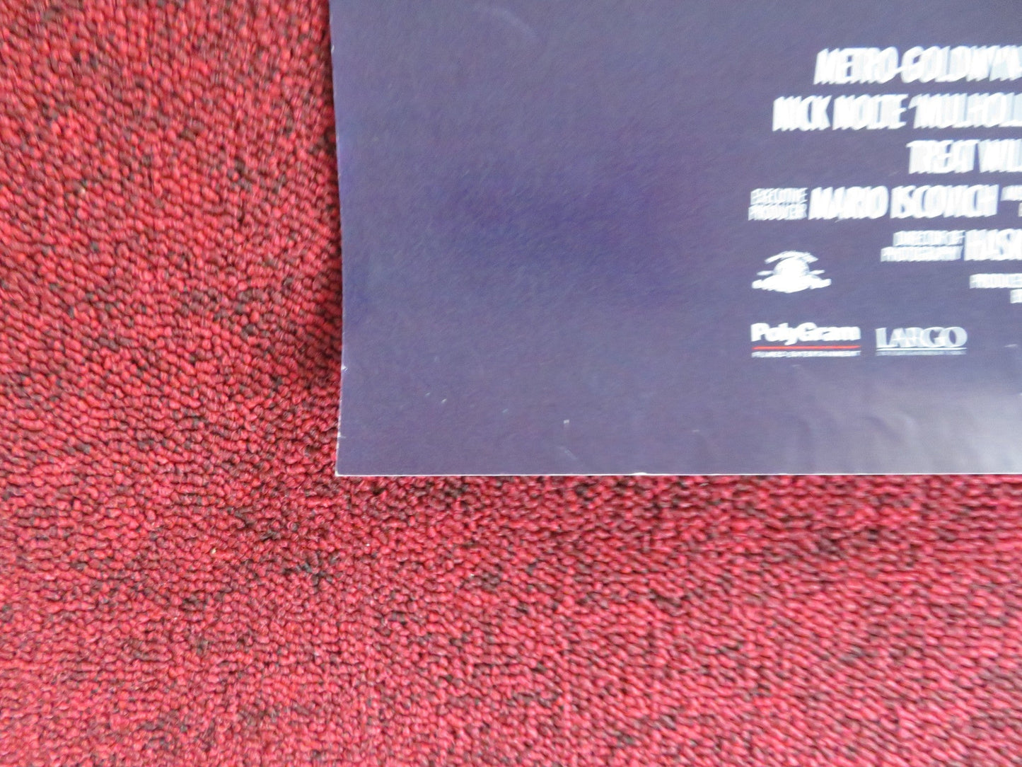 MULHOLLAND FALLS VHS VIDEO POSTER NICK NOLTE CHRIS PENN 1996 Rendezvous Cinema Movie posters