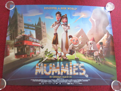 MUMMIES UK QUAD ROLLED POSTER HUGH BONNEVILLE CELIA IMRIE 2023 Rendezvous Cinema Movie posters