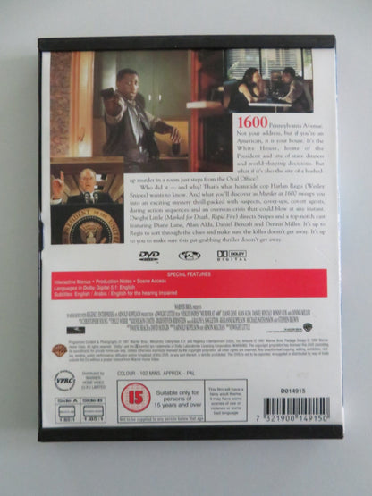 Murder at 1600 (DVD) Wesley Snipes Diane Lane 1997 Region 2 Movie posters
