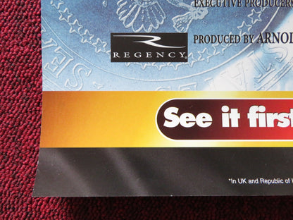 MURDER AT 1600 VHS VIDEO POSTER WESLEY SNIPES DIANE LANE 1997 Rendezvous Cinema Movie posters