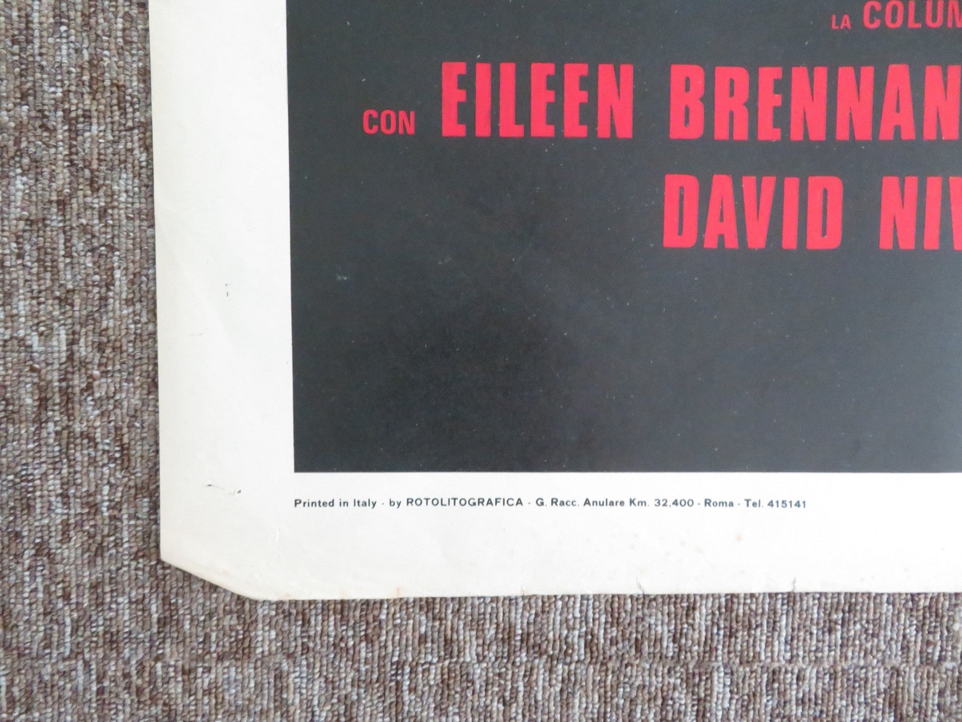 MURDER BY DEATH ITALIAN 4 FOGLIO POSTER EILEEN BRENNAN TRUMAN CAPOTE 1976 Movie posters