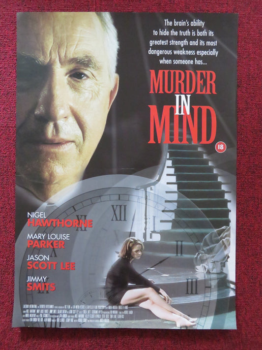MURDER IN MIND VHS VIDEO POSTER NIGEL HAWTHORNE MARY LOUISE PARKER 1997 Rendezvous Cinema Movie posters