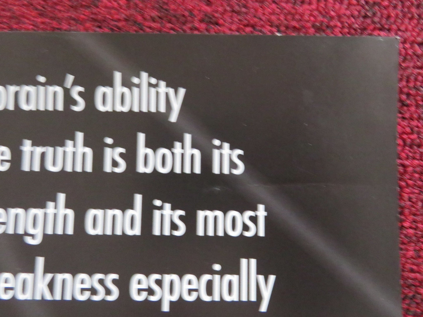 MURDER IN MIND VHS VIDEO POSTER NIGEL HAWTHORNE MARY LOUISE PARKER 1997 Rendezvous Cinema Movie posters