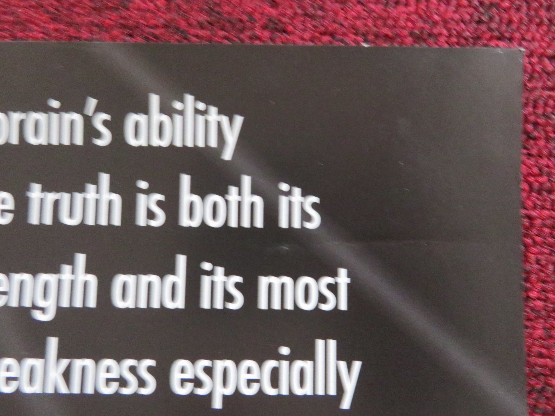 MURDER IN MIND VHS VIDEO POSTER NIGEL HAWTHORNE MARY LOUISE PARKER 1997 Rendezvous Cinema Movie posters