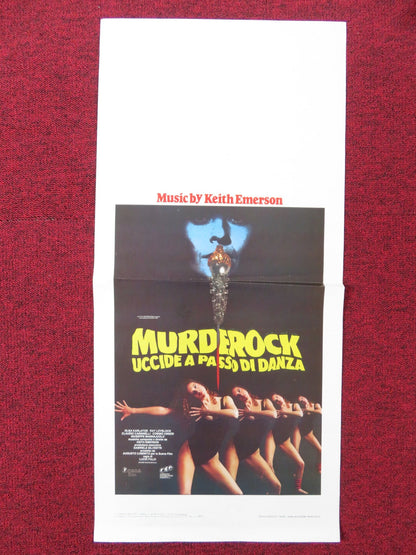 MURDER - ROCK: DANCING DEATH ITALIAN LOCANDINA POSTER LUCIO FULCI 1984 Rendezvous Cinema Movie posters