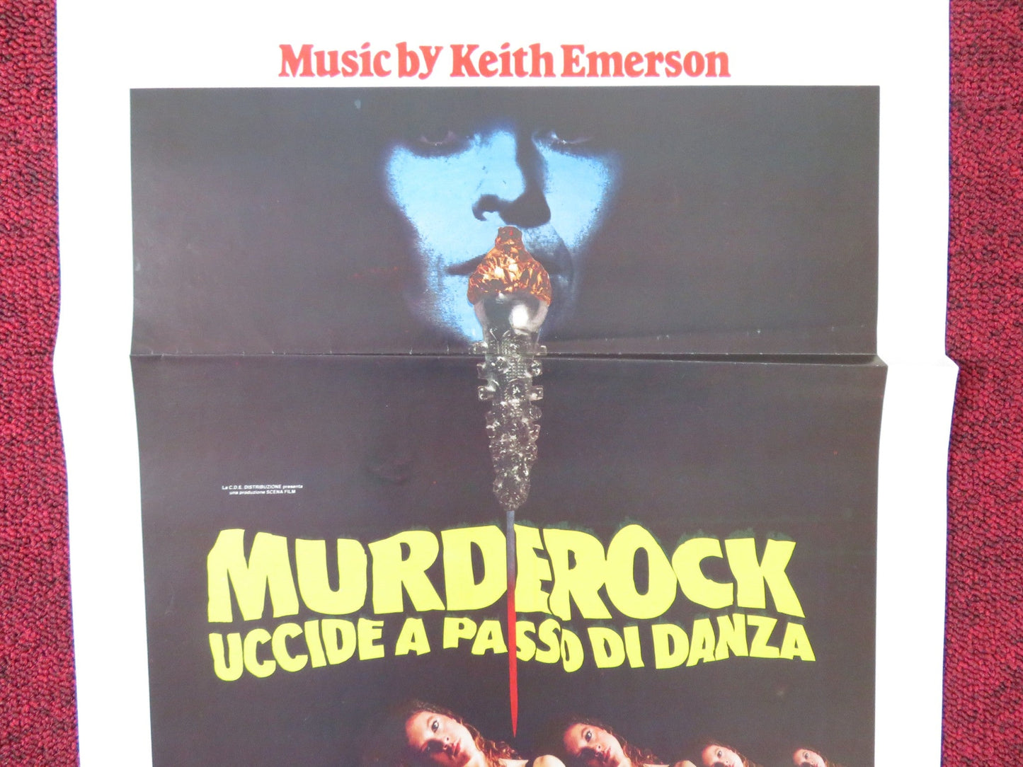 MURDER - ROCK: DANCING DEATH ITALIAN LOCANDINA POSTER LUCIO FULCI 1984 Rendezvous Cinema Movie posters