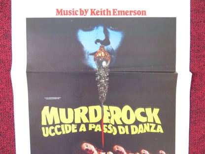 MURDER - ROCK: DANCING DEATH ITALIAN LOCANDINA POSTER LUCIO FULCI 1984 Rendezvous Cinema Movie posters