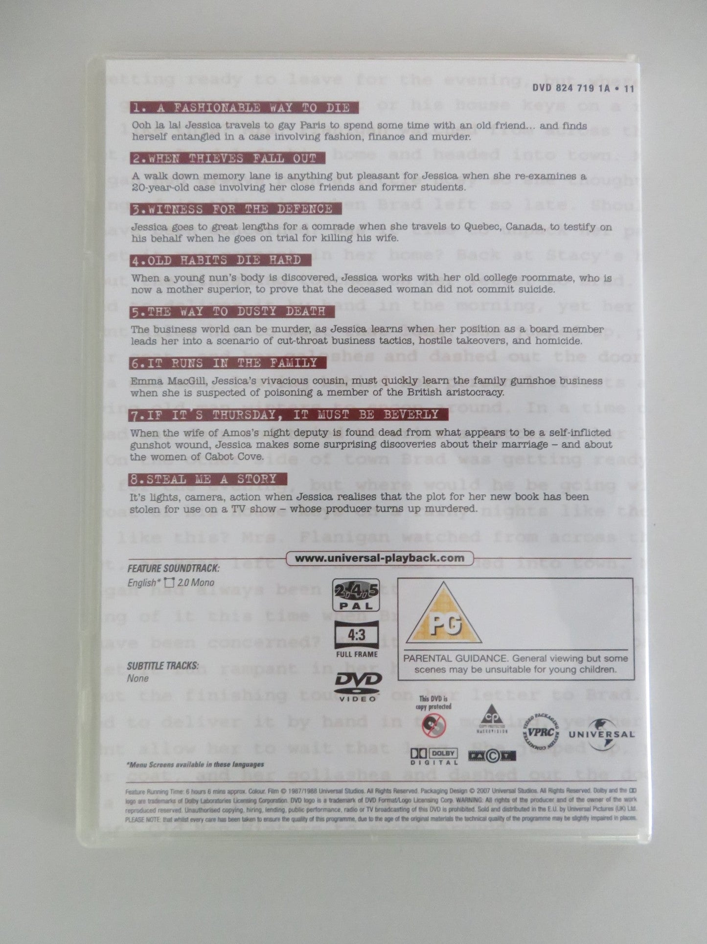 Murder, She Wrote - The Complete Fourth Season (DVD BoxSet) 1987 Region 2, 4, 5 Movie posters