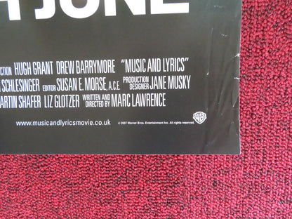 MUSIC AND LYRICS DVD POSTER HUGH GRANT DREW BARRYMORE 2007 Rendezvous Cinema Movie posters
