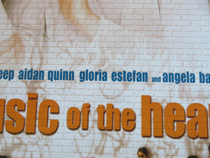 MUSIC OF THE HEART US ONE SHEET ROLLED POSTER MERYL STREEP ANGELA BASSETT 1999 Rendezvous Cinema Movie posters
