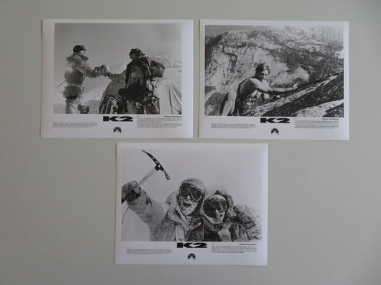 K2 Movie Still Photo Lot Of 3 Michael Biehn Matt Craven 1992