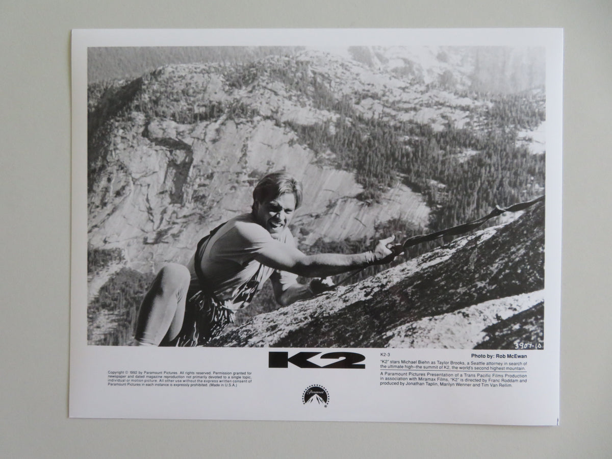 K2 Movie Still Photo Lot Of 3 Michael Biehn Matt Craven 1992