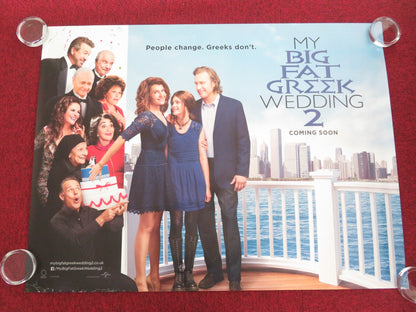 My Big Fat Greek Wedding 2 UK Quad Rolled Poster Nia Vardalos John Corbett 2016 Movie posters