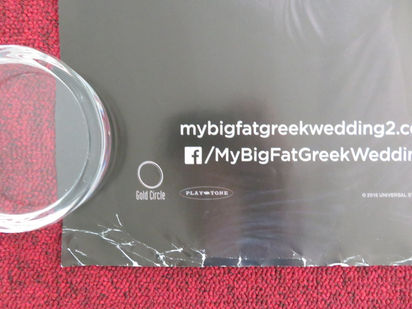 My Big Fat Greek Wedding 2 UK Quad Rolled Poster Nia Vardalos John Corbett 2016 Movie posters