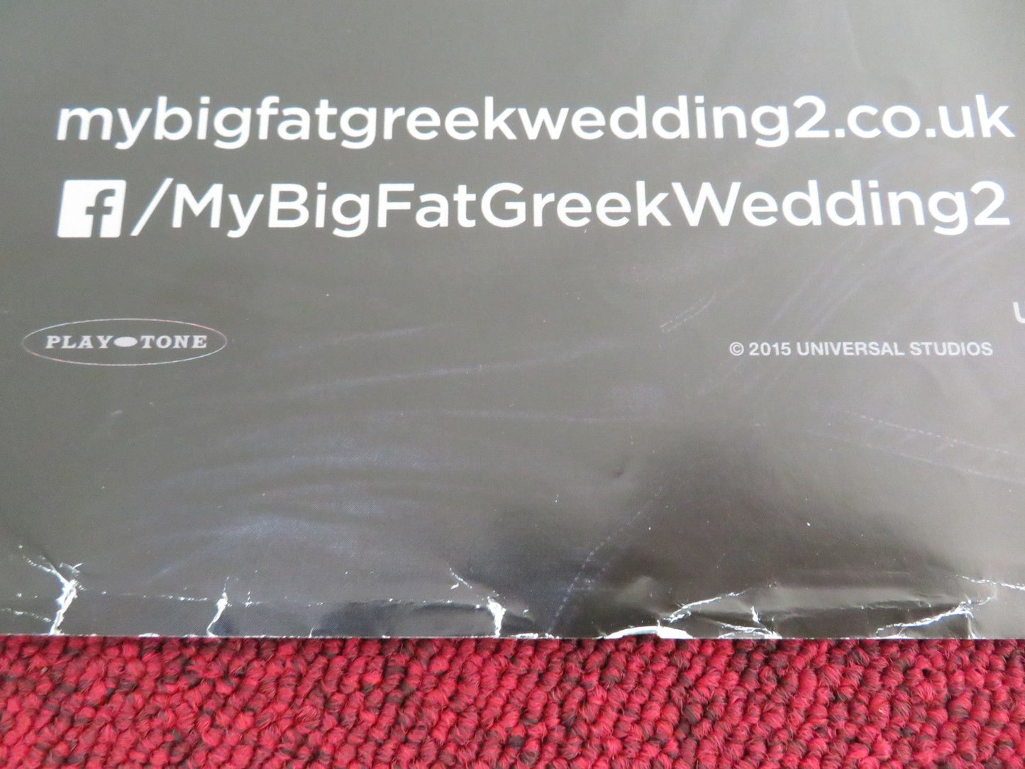 My Big Fat Greek Wedding 2 UK Quad Rolled Poster Nia Vardalos John Corbett 2016 Movie posters