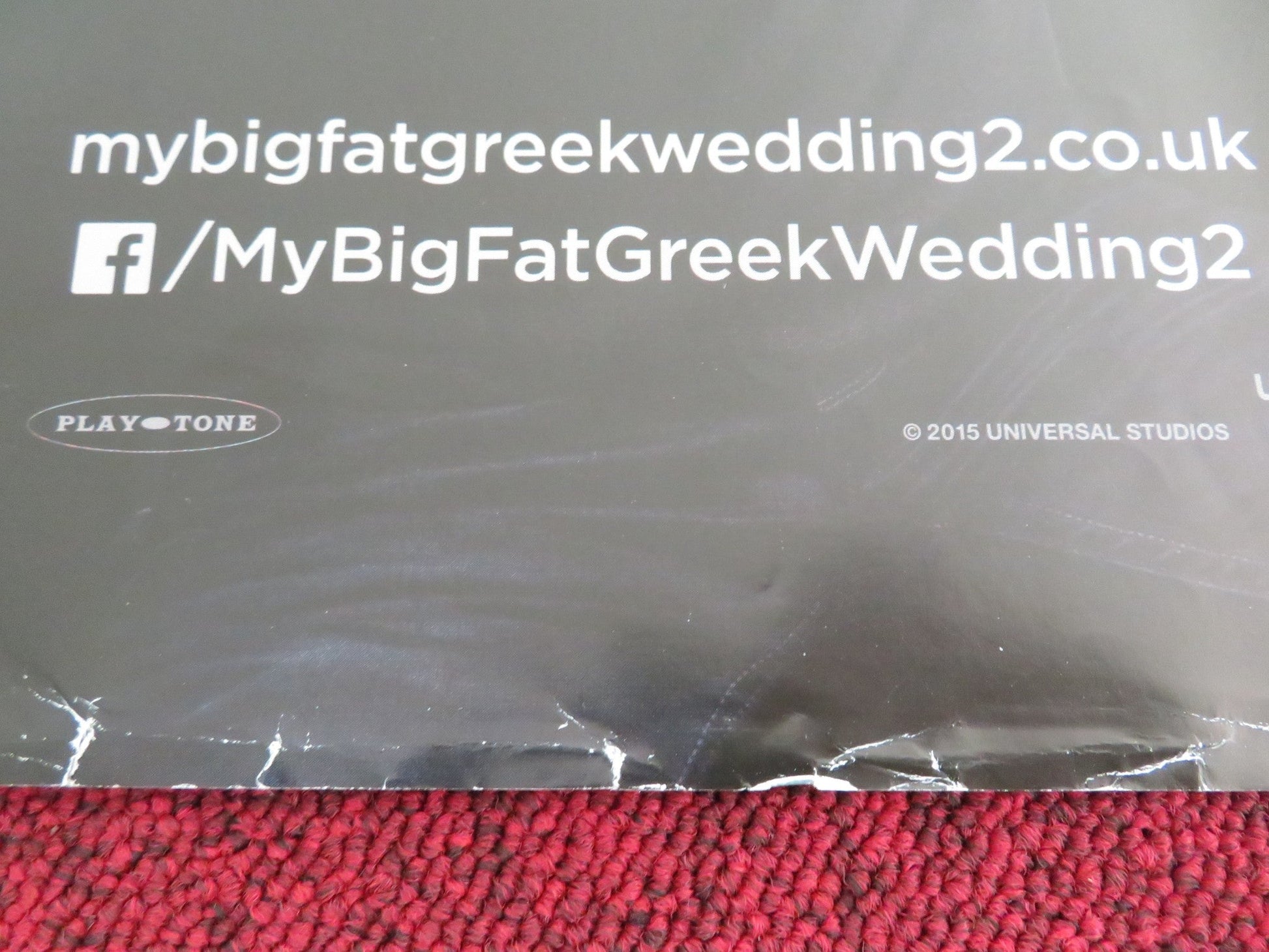 My Big Fat Greek Wedding 2 UK Quad Rolled Poster Nia Vardalos John Corbett 2016 Movie posters